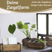KI-generiertes Bild,IB Laursen Holz Ziegelform Unika 31x9cm Braun 3-fach alte Backsteinform Cutlery Deko