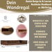 KI-generiertes Bild,IB Laursen Holz Ziegelform Wandregal 60cm Braun Küchenregal Bücherregal Wandboard