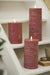 KI-generiertes Bild,IB Laursen 3D LED Stumpenkerze 15cm Rosa Nyhavn Echtwachs flackernde Blockkerze