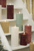 KI-generiertes Bild,IB Laursen 3D LED Stumpenkerze 15cm Beige Nyhavn Echtwachs flackernde Blockkerze