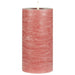 KI-generiertes Bild,IB Laursen 3D LED Stumpenkerze 20cm Rosa Nyhavn Echtwachs flackernde Blockkerze