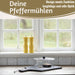 KI-generiertes Bild,Design Holz Salzmühle & Pfeffermühle Set Gelb 21x5cm Keramikmahlwerk Gewürzmühle