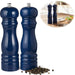 KI-generiertes Bild iB Laursen Holz Salzmühle & Pfeffermühle Set Indigo 21cm Keramikmahlwerk Gewürzmühle
