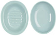 KI-generiertes Bild,IB Laursen Keramik Seifenschale 2-tlg. Blau 15cm Altum Seifenablage mit Ablauf