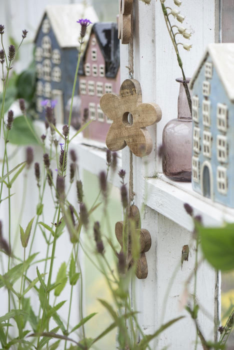 KI-generiertes Bild,Teelichthaus Lichterhaus Nyhavn 24cm Beige Keramik Fachwerkhaus Teelichthalter