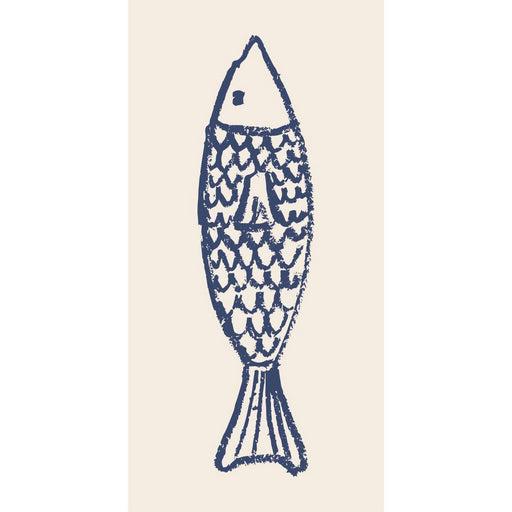 KI-generiertes Bild,16 Servietten 40x40cm 3-lagig Maritim Motiv Fisch Tisch-Deko Papierservietten