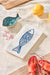 KI-generiertes Bild,16 Servietten 40x40cm 3-lagig Maritim Motiv Fisch Tisch-Deko Papierservietten