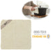 KI-generiertes Bild Vintage Topflappen 22cm Mynte Latte Cream Gestrickt 100% Baumwolle OEKO-TEX 100