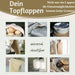 KI-generiertes Bild,Vintage Topflappen 22cm Mynte Latte Cream Gestrickt 100% Baumwolle OEKO-TEX 100