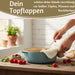 KI-generiertes Bild,Vintage Topflappen 22cm Mynte Latte Cream Gestrickt 100% Baumwolle OEKO-TEX 100