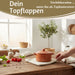KI-generiertes Bild,Vintage Topflappen 22cm Mynte Latte Cream Gestrickt 100% Baumwolle OEKO-TEX 100