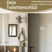 KI-generiertes Bild,Vintage Metall Türschild WC 9x5,5cm Toilettenschild Deko Nostalgie Schild