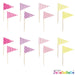 KI-generiertes Bild,JaBaDaBaDo 16 Partypicker Rosa Pink Fahnenpicker Geburtstag Z17146