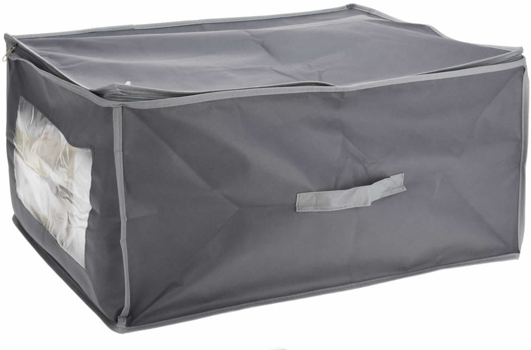 KI-generiertes Bild,XL Vlies Unterbettkommode Grau 60x45x30cm Jumbo Unterbettbox Aufbewahrungsbox
