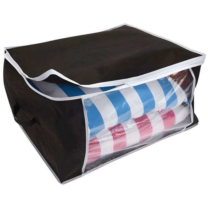 KI-generiertes Bild,XL Unterbettkommode Schwarz 60x35x40cm Jumbo Unterbettbox Aufbewahrungsbox