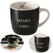 KI-generiertes Bild XL Jumbo Kaffeebecher 420ml but first Coffee Schwarz Henkelbecher Kaffeetasse