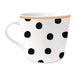 KI-generiertes Bild,Kaffeebecher 420ml Echt-Gold Spruch "Lieblingstasse" Schwarz Weiß Kaffeetasse