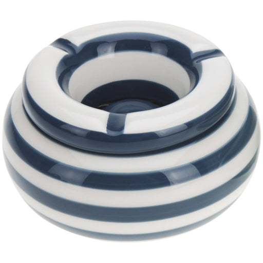 KI-generiertes Bild Sturmaschenbecher 11x6cm Maritim Blau Windaschenbecher Aschenbecher
