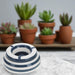 KI-generiertes Bild,Sturmaschenbecher 11x6cm Maritim Blau Windaschenbecher Aschenbecher