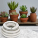 KI-generiertes Bild,Sturmaschenbecher 11x6cm Maritim Beige Windaschenbecher Aschenbecher