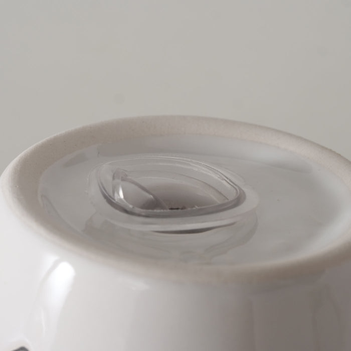 KI-generiertes Bild,2-fach Salzstreuer Pfefferstreuer ?? Herzen ?? 8cm Keramik Weiß Schwarz