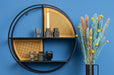 KI-generiertes Bild,3-fach Retro Glas Teelichthalter 2in1 Stabkerzen-Kerzenhalter Teelichtglas