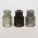 KI-generiertes Bild,3-fach Retro Glas Teelichthalter 2in1 Stabkerzen-Kerzenhalter Teelichtglas