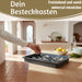 KI-generiertes Bild,Schubladeneinsatz Besteckkasten 29-50cm Grau ausziehbar Besteckbox Organizer