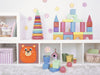 KI-generiertes Bild,Kinder Aufbewahrungsbox Bär 30cm Faltbar Spielzeug Organizer für Ikea Kallax
