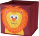 KI-generiertes Bild,Kinder Aufbewahrungsbox Löwe 30cm Faltbar Spielzeug Organizer für Ikea Kallax
