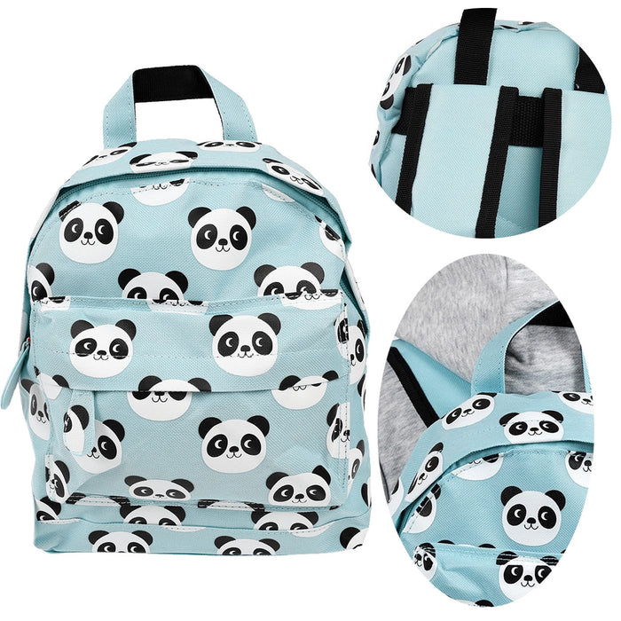 KI-generiertes Bild Kinder Rucksack Backpack Panda Bär 28x20cm Kindergartentasche