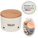 KI-generiertes Bild Natur-Design Knoblauchtopf 16x12cm Made in Germany Creme Weiß