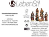 KI-generiertes Bild,XL Krippenfiguren Set 7 Figuren 15cm Traditionell Handbemalt Krippe Krippenset
