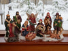 KI-generiertes Bild,Krippenfiguren Set 11 Figuren 10cm Traditionell Handbemalt Krippe Krippenset Xmas