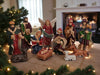 KI-generiertes Bild,Krippenfiguren Set 11 Figuren 10cm Traditionell Handbemalt Krippe Krippenset Xmas