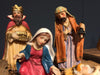 KI-generiertes Bild,Krippenfiguren Set 8 Figuren 11cm Traditionell Handbemalt Krippe Krippenset Xmas