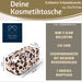 KI-generiertes Bild,Mimi's Glow Kosmetiktasche Suki 21x7cm Leo Beige Schminktasche Mäppchen