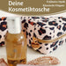 KI-generiertes Bild,Mimi's Glow Kosmetiktasche Suki 21x7cm Leo Beige Schminktasche Mäppchen