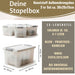 KI-generiertes Bild,Stapelbox Allzweckbox 3´er Set 30x20x15cm mit Deckel Transportbox Stapelkiste