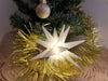 KI-generiertes Bild,3D LED Außen Leuchtstern Ø 12cm Weiß Timer Beleuchtet Weihnachtsstern