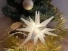 KI-generiertes Bild,3D LED Außen Leuchtstern Ø 12cm Weiß Timer Beleuchtet Weihnachtsstern