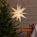 KI-generiertes Bild,3D Außen Leuchtstern Ø 60cm Weiß 6 LED Beleuchtet Weihnachtsstern Faltstern
