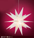 KI-generiertes Bild,3D Außen Leuchtstern Ø 60cm Weiß 6 LED Beleuchtet Weihnachtsstern Faltstern