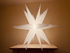 KI-generiertes Bild,3D Außen Leuchtstern Ø 60cm Weiß 6 LED Beleuchtet Weihnachtsstern Faltstern
