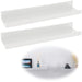 KI-generiertes Bild Wandregal Wandboard Freja 2´er Set 45cm Weiß Deko Regal Schweberegal Küchenregal