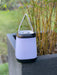 KI-generiertes Bild,LED Camping-Leuchte 12x9cm Schwarz Weiß tragbar Gartenlaterne Windlicht