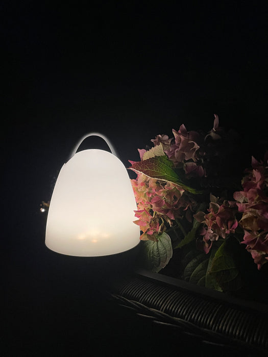 KI-generiertes Bild,LED Camping-Leuchte 18x13cm Schwarz Weiß tragbar Gartenlaterne Windlicht