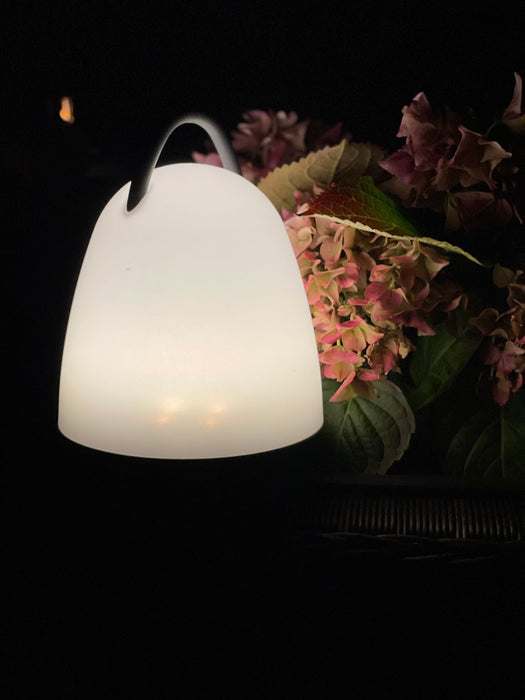 KI-generiertes Bild,LED Camping-Leuchte 18x13cm Schwarz Weiß tragbar Gartenlaterne Windlicht