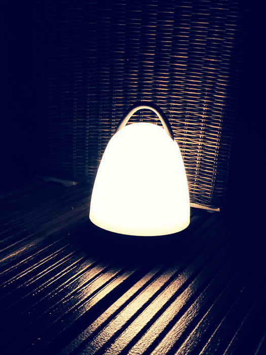 KI-generiertes Bild,LED Camping-Leuchte 18x13cm Schwarz Weiß tragbar Gartenlaterne Windlicht