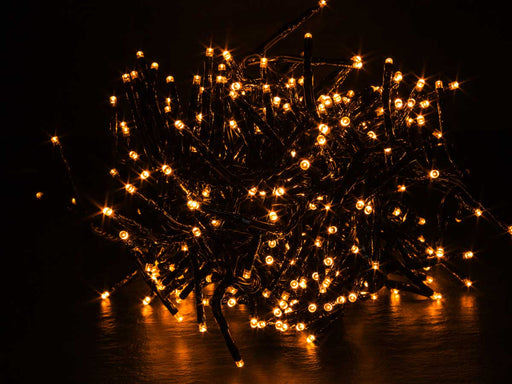 KI-generiertes Bild,USB LED Lichterkette 100 Lampen 7,4 Meter 8 Lichteffekte Timer Batterie Warm-Weiß